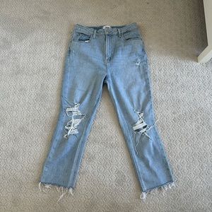 Paige size 29 cropped Sarah slim jeans